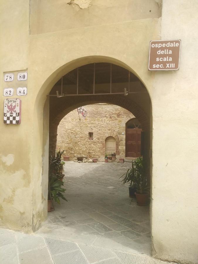 Residenza Storica Il Pozzo Lägenhet San Quirico dʼOrcia Exteriör bild