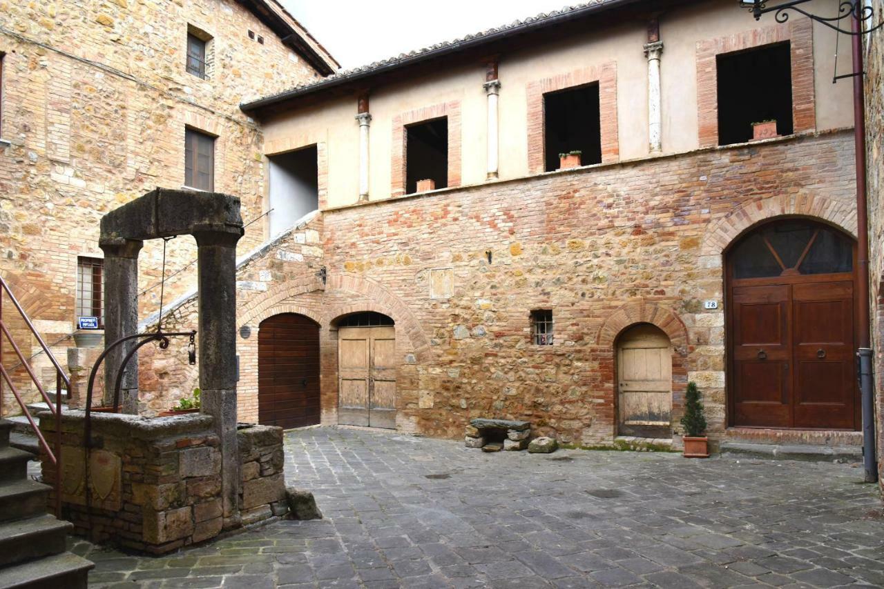 Residenza Storica Il Pozzo Lägenhet San Quirico dʼOrcia Exteriör bild